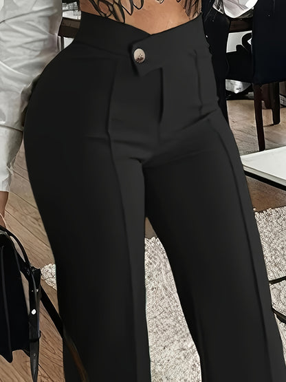 Single Button Pants For Women's