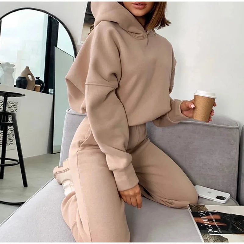 Autumn/Winter women's casual sports hoodies suit