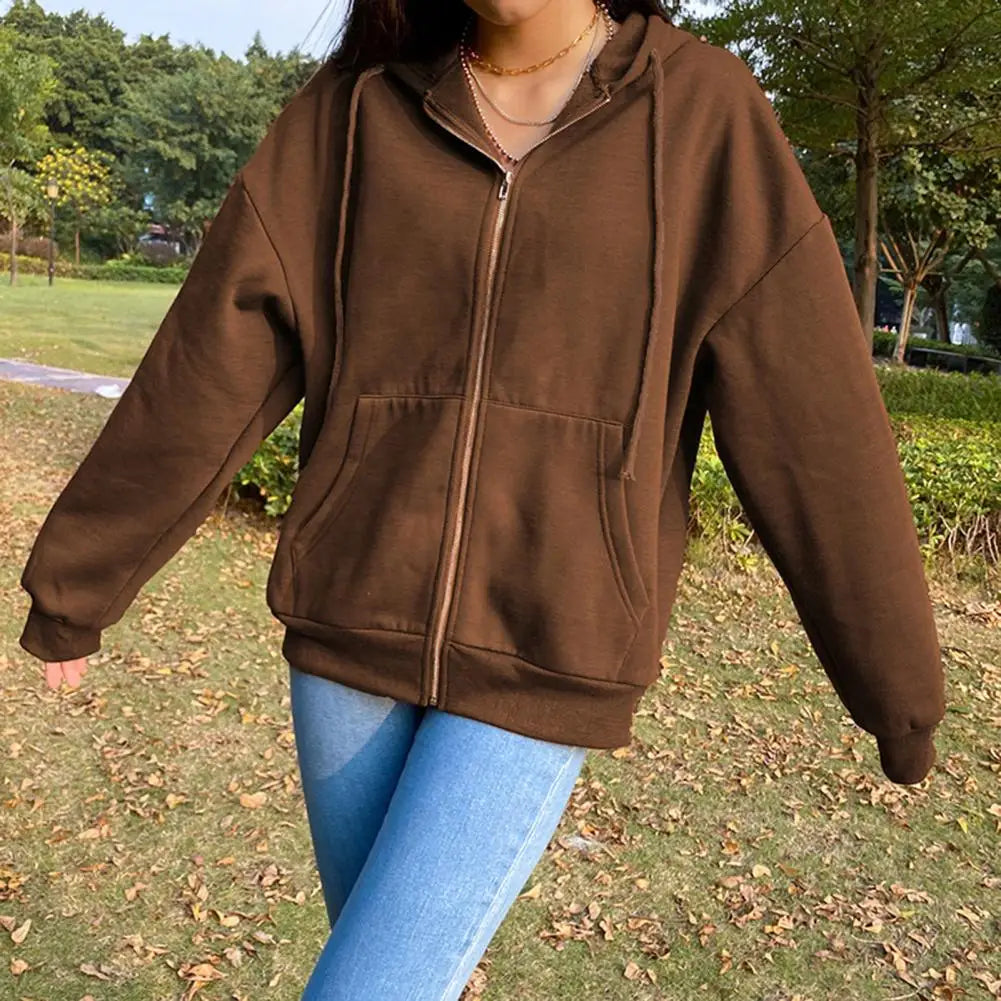 Autumn Fleece Long Sleeve Fashion Hooded