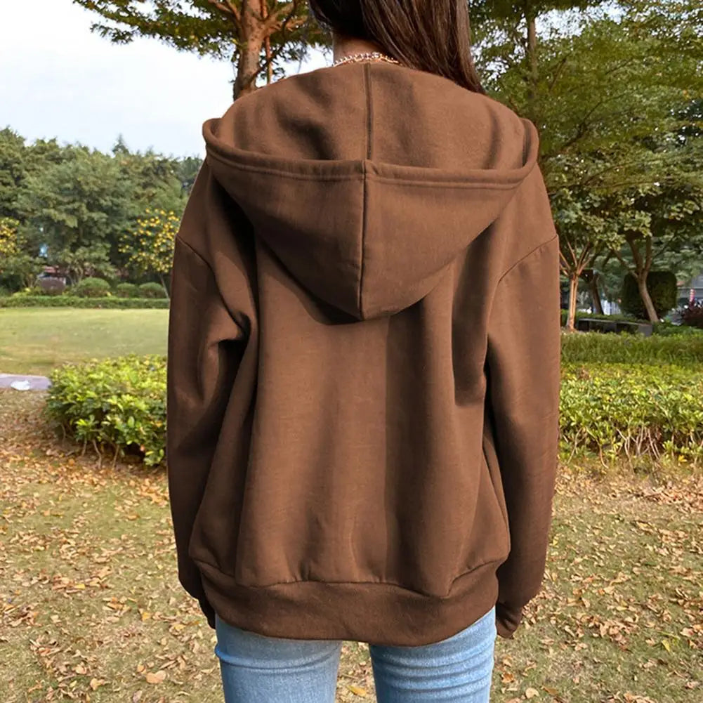 Autumn Fleece Long Sleeve Fashion Hooded