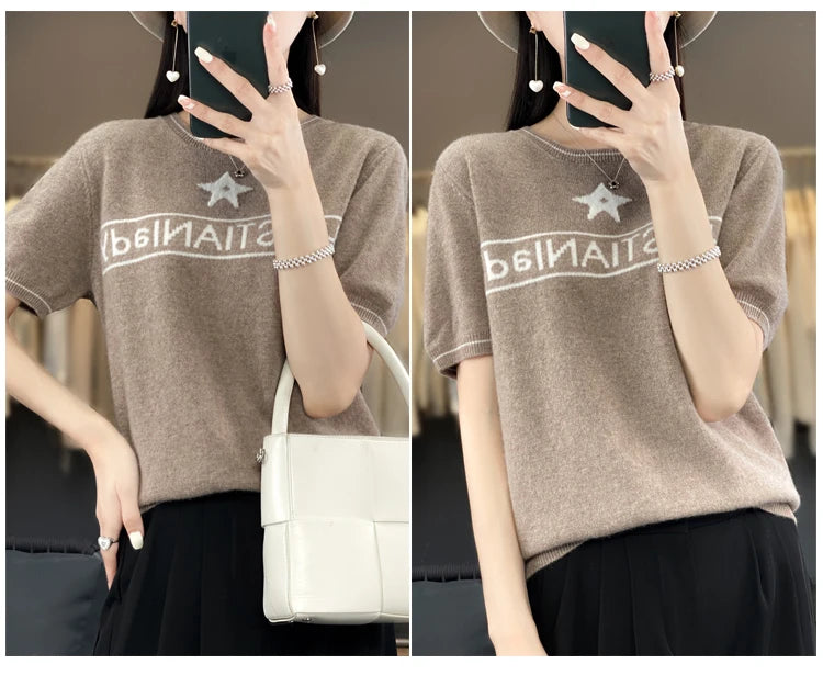 Spring Summer New Woolen Sweater Women's