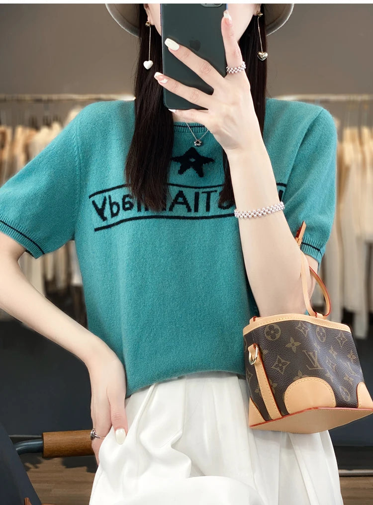 Spring Summer New Woolen Sweater Women's