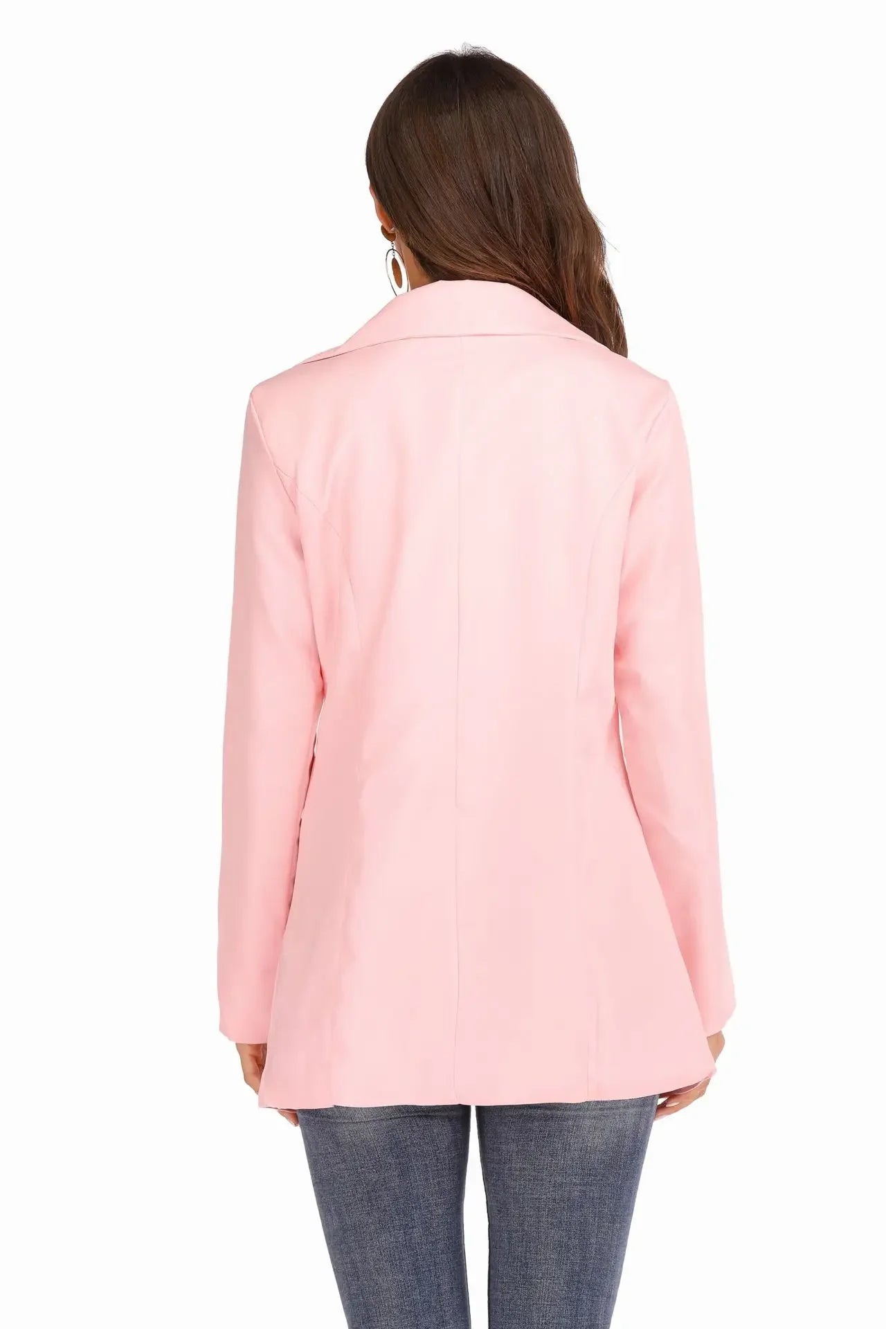 Polo Neck Cardigan Fashion Casual Suit Women's